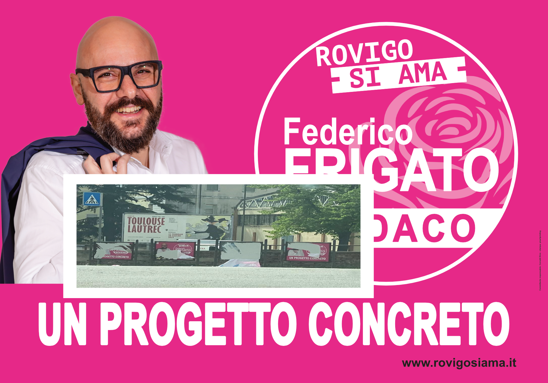 Ci hanno strappato i manifesti a poche ore dall’affissione